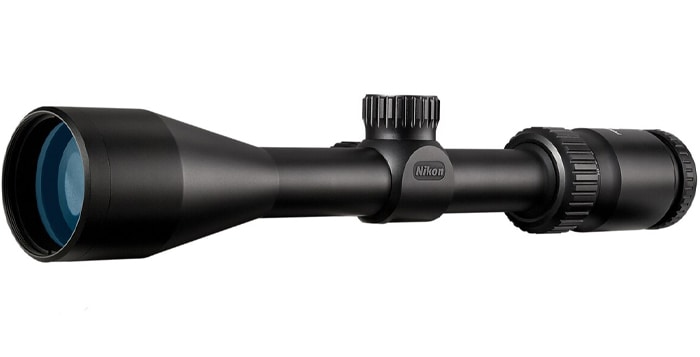riflescope on a white background