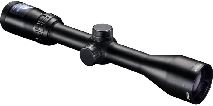 muzzleloader scope and white background