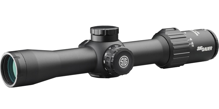 muzzleloader scope and white background