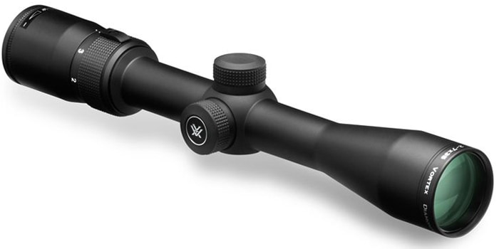 muzzleloader scope and white background