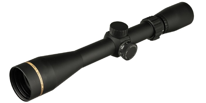 muzzleloader scope and white background